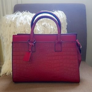 Le Chateau snake print purse